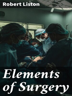 cover image of Elements of Surgery